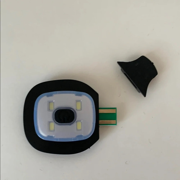 Unisex LED Light Headlamp Winter Knitted Beanie USB Rechargeable Cap Black - Picture 6 of 6